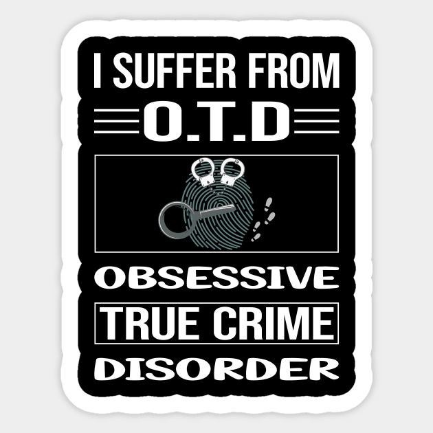 Funny Obsessive True Crime Sticker by relativeshrimp